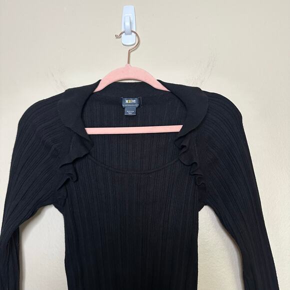 Anthropologie Black Crew Neck Sweater - Picture 7 of 10